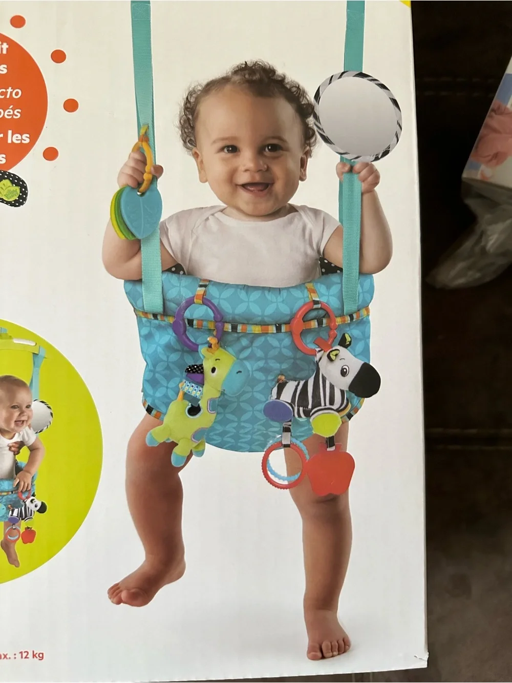 New bright starts deluxe door jumper